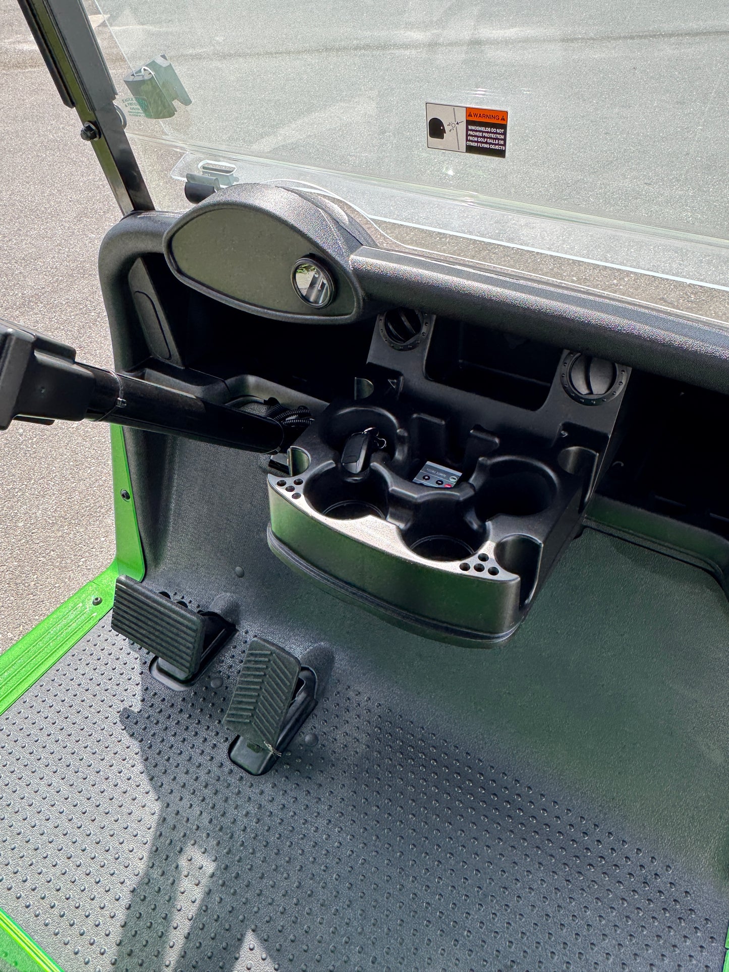 Custom EZGO RXV with Samsung Lithium - Mercedes Green