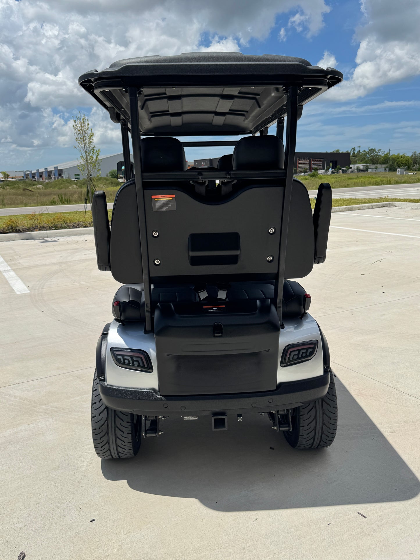 2025 Solana EV XA 4 Forward Golf Cart/LSV - Silver