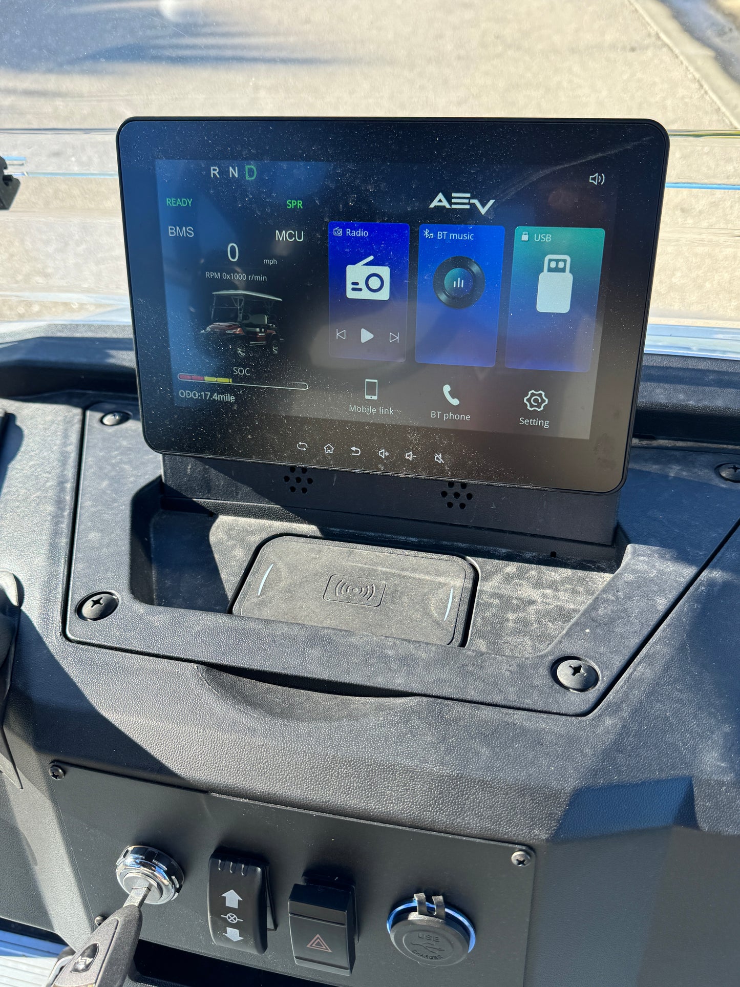 Advanced EV Advent 4 Golf Cart- Silver
