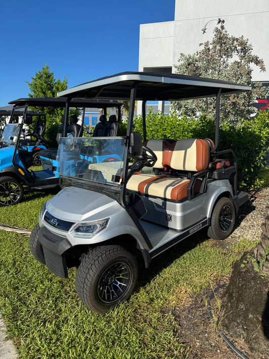Advanced EV Advent 4 Golf Cart- Silver