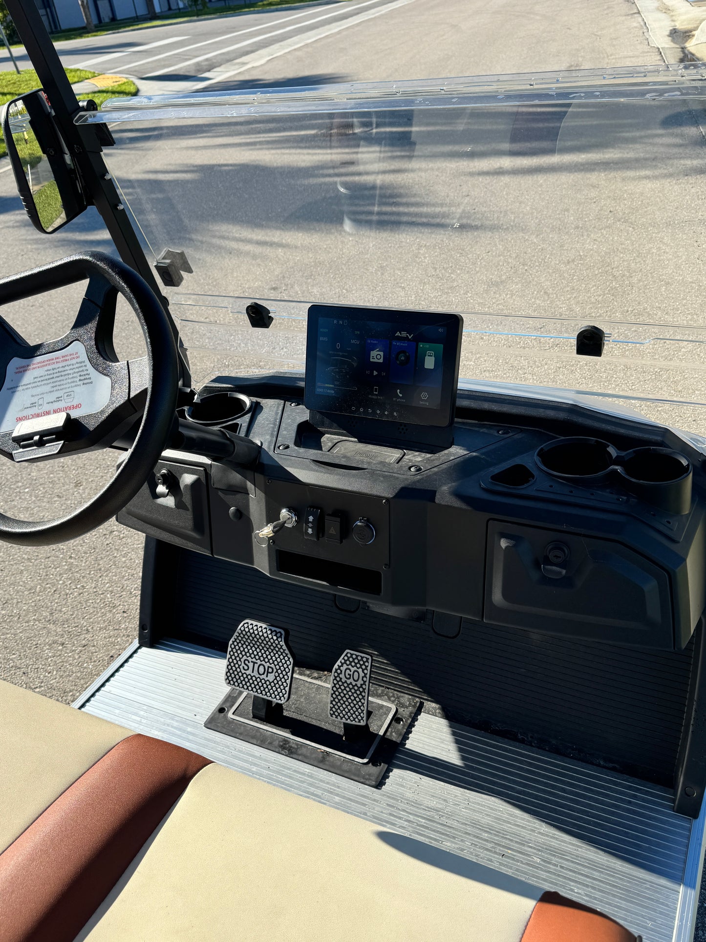Advanced EV Advent 4 Golf Cart- Silver