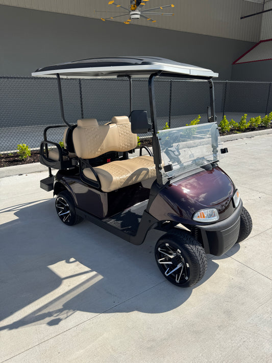 2020 EZGO RXV with Samsung Lithium - Burgundy
