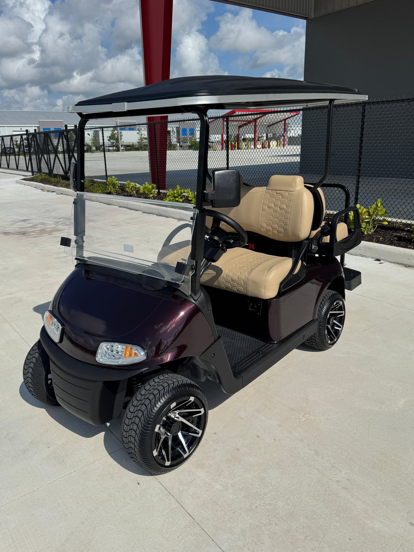 2020 EZGO RXV with Samsung Lithium - Burgundy