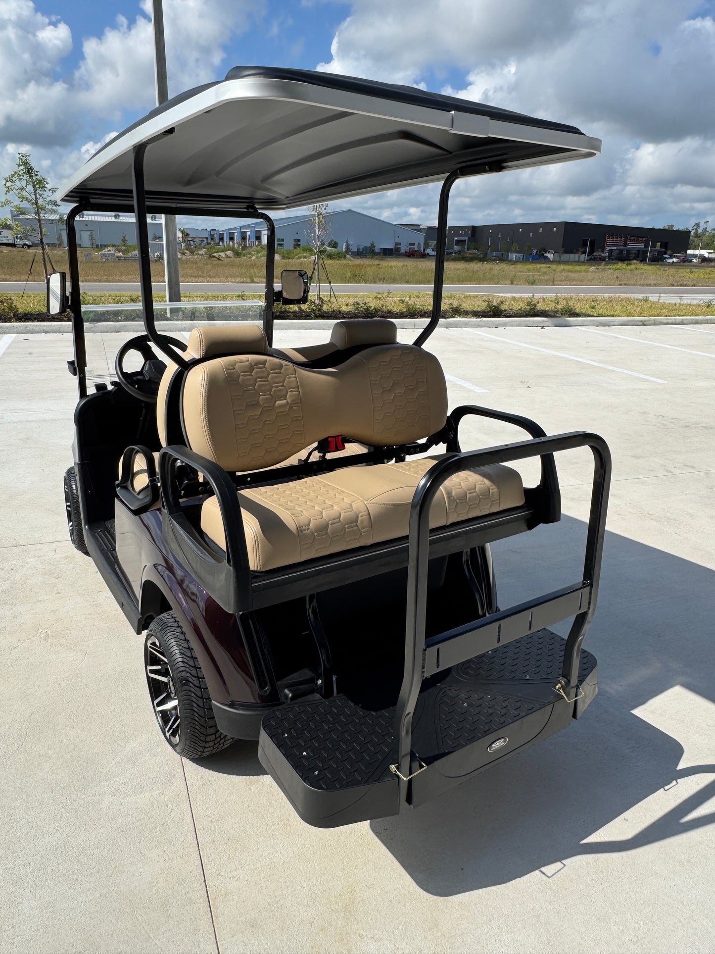 2020 EZGO RXV with Samsung Lithium - Burgundy