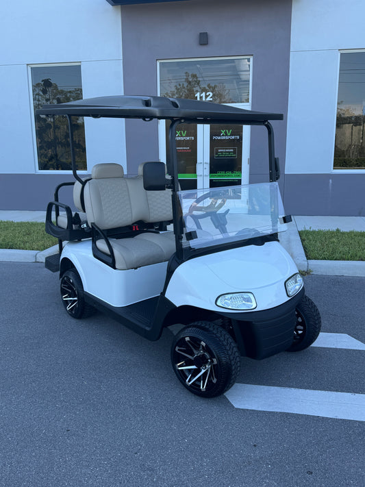 2020 EZGO RXV with Samsung Lithium - Pearl White