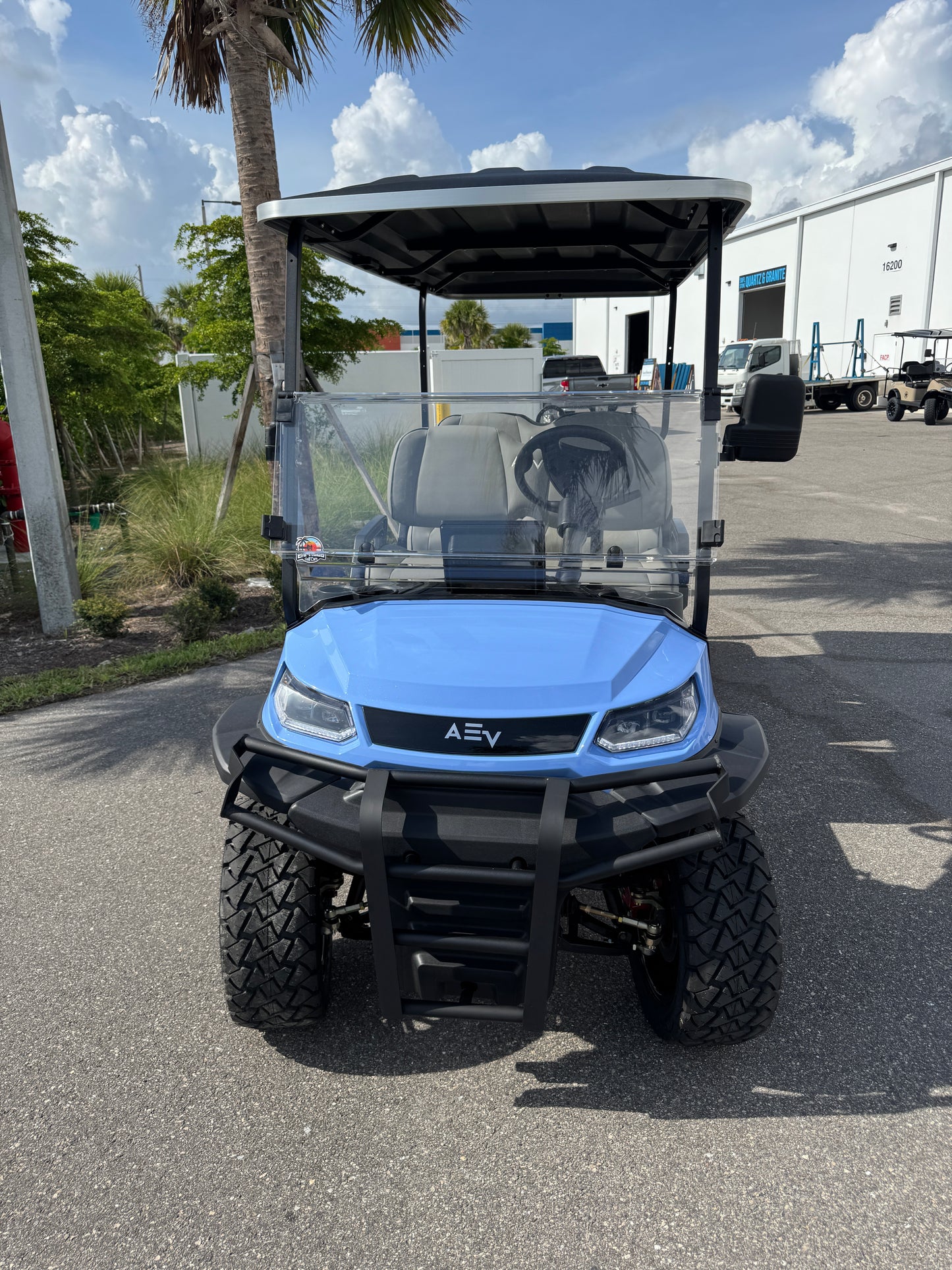 Advanced EV Advent 6L Golf Cart- Teal Blue
