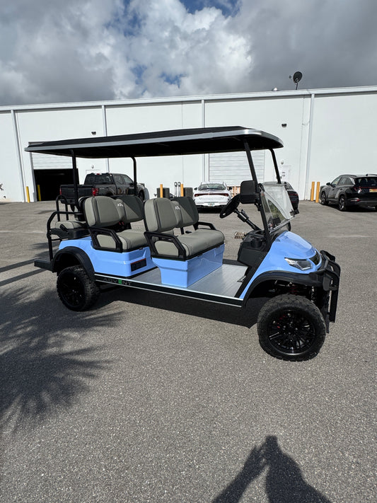 Advanced EV Advent 6L Golf Cart- Teal Blue